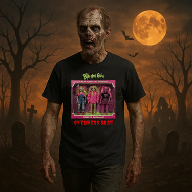 Black T-Shirt Zombie Mockup